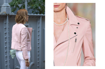 pink jacket