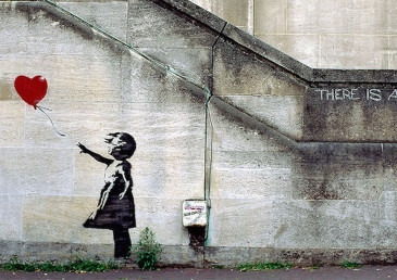 BANKSY CUORE