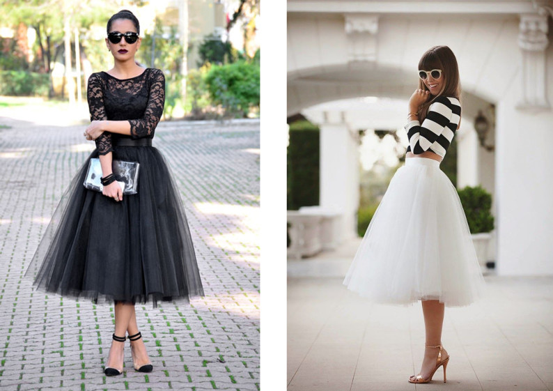 gonna in tulle trend autunno