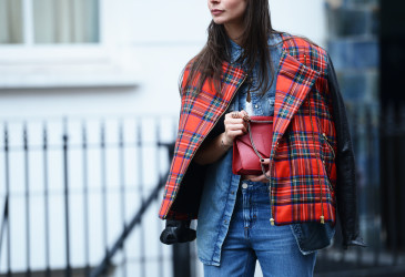 grunge style tartan