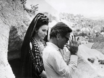 (FILES) Picture dated July 1969 of opera singer Maria Callas, listening to Italian director Pier Paolo Pasolini, during the shooting of their film"Medea" in Nevshir. Thirty years after her death in Paris 16 September 1977, diva Maria Callas, undeniably the most celebrated opera singer of the post-World War II period, remains a favourite for opera-lovers and a legend outside the world of classical music. AFP PHOTO (Photo credit should read -/AFP/Getty Images)