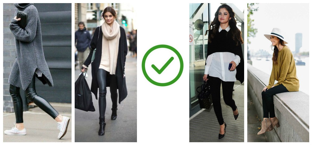 Leggings come indossarli