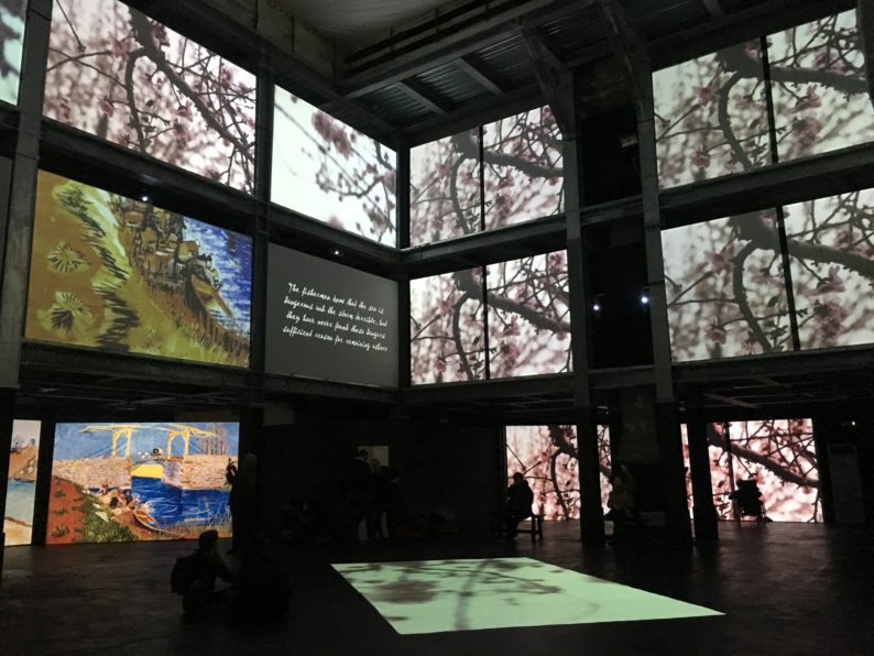 Sala multimediale - mostra Van Gogh
