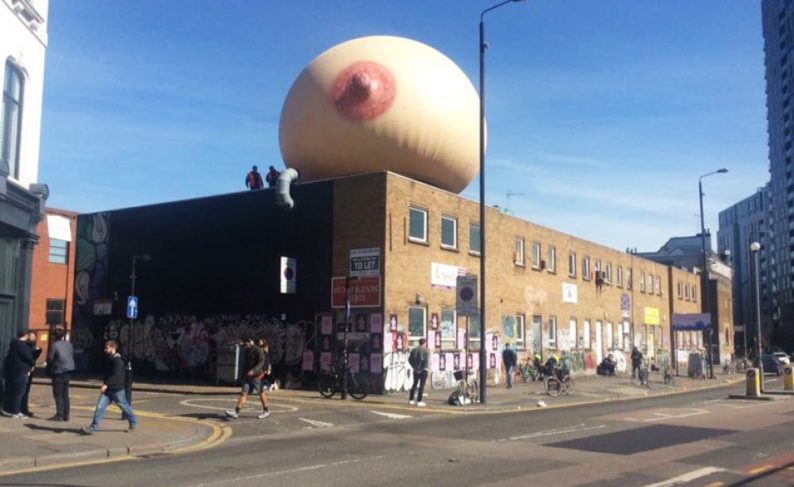mother-london-inflatable-breast-mothers-day