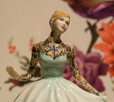 Tattooed Lady by Jessica Harrison at Banksy